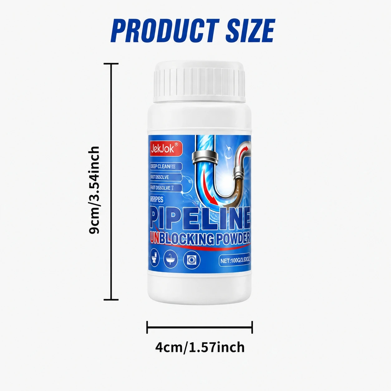 Pipe Cleaning Effervescent Tablet Cleaning Agent Pipeline Powerful Unclogging Agent Bathroom Toilet Kitchen Drain Odor Removal view 5