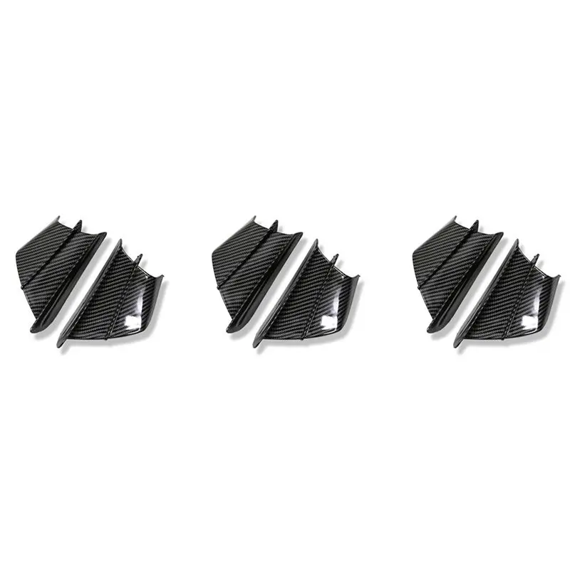 Practical 3X Motorcycle Fairing Side Winglet Aerodynamic Wing Deflector Spoiler For Ducati Panigale V2 V4 899 959 1198 1199(A)