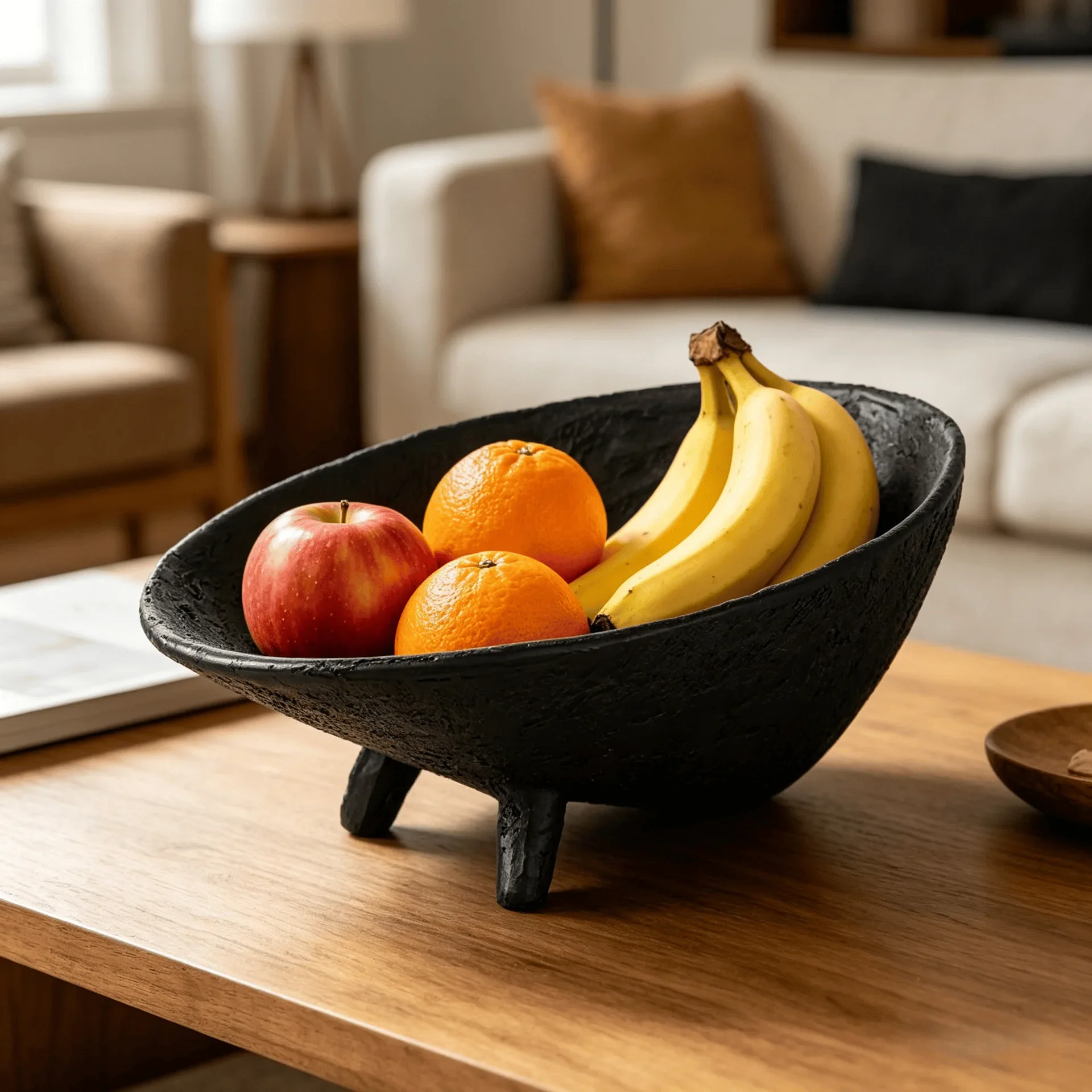 Triangular Tray Fruit Tray Resin Handicraft Desktop Storage Container Fruit Bowl Snack Trays Jewelry Dish Trinket Dish