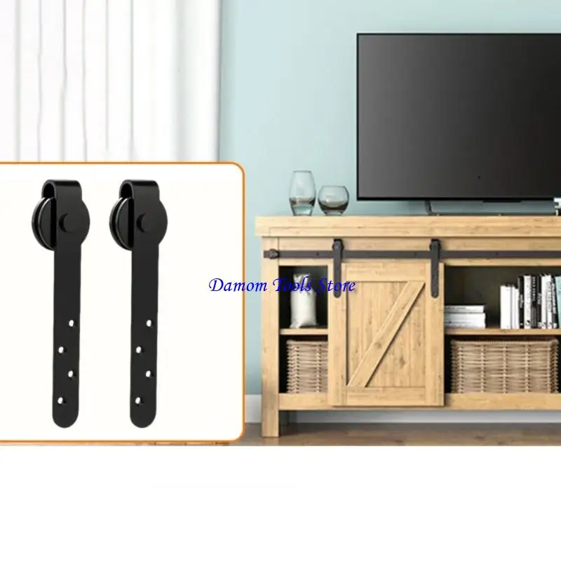 57BE 2PCS Tall Capacity Sliding Door Casters 1 3/8