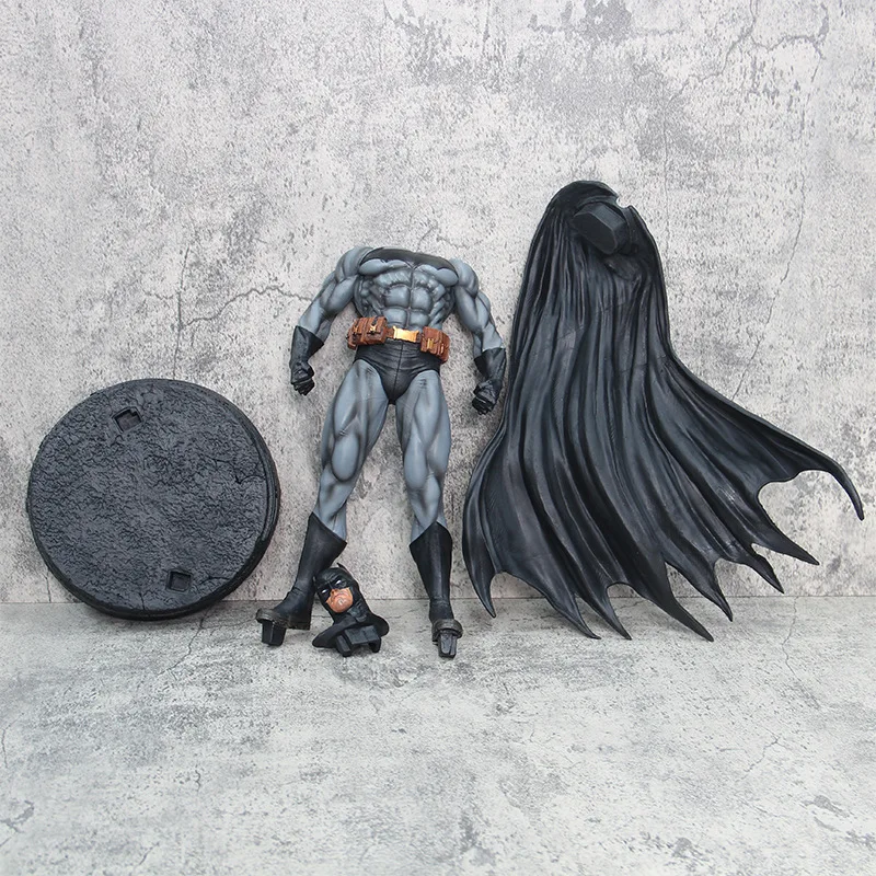 Estátua do Batman do Cavaleiro das Trevas, DC Gk DC Figuras Anime, Boneca de Ação da Liga da Justiça, Guerreiros Desktop, Brinquedos Colecionáveis para Meninos, 38cm