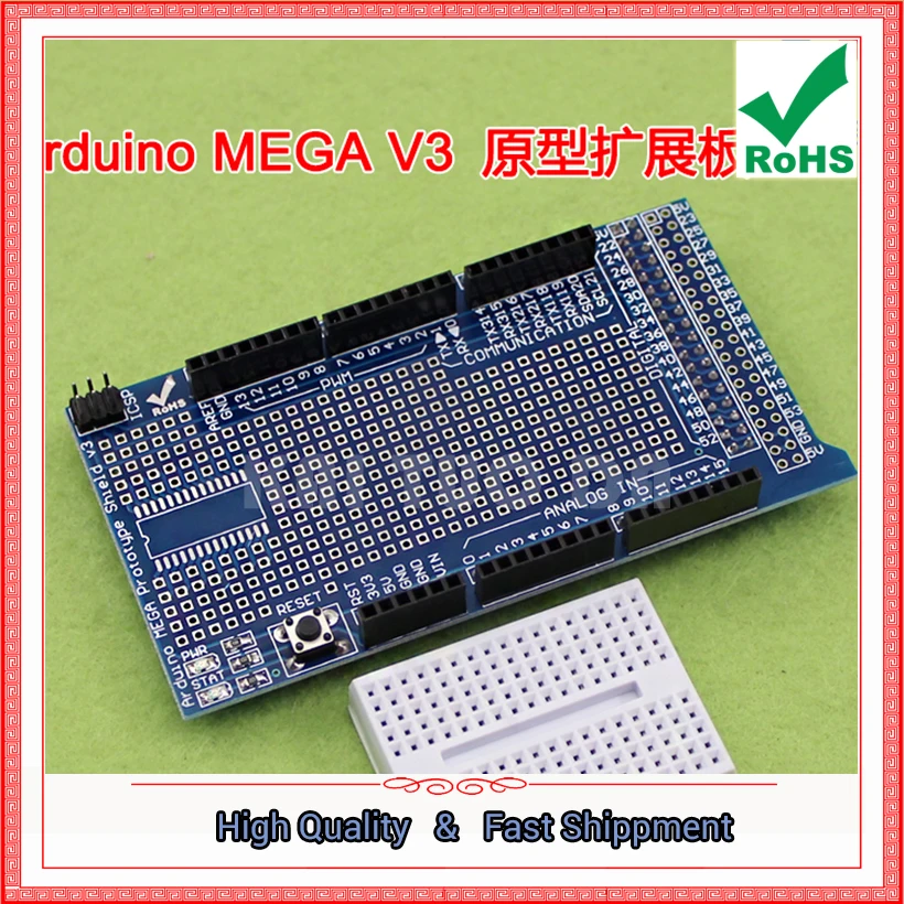 MEGA2560 / 1280 ProtoShield V3 Prototype Extension (D5A2)