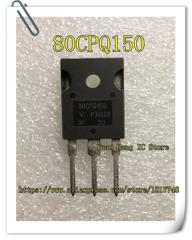 10pcs/lot 80CPQ150 80A150V TO-247 Schottky diode rectifier