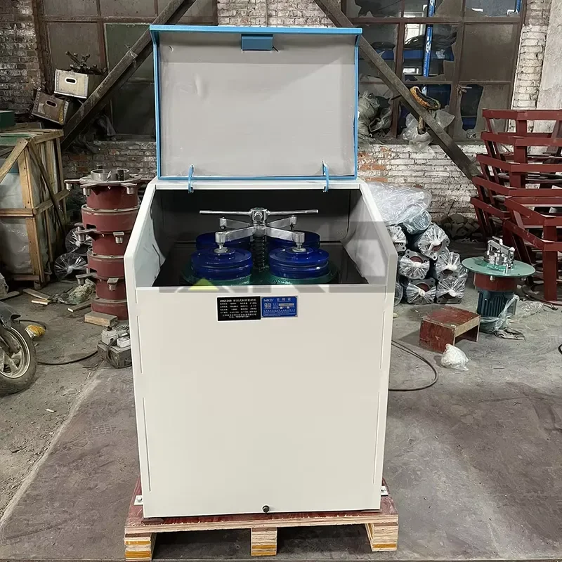 i GJ-2 Small Laboratory Vibrating Disc Mill Pulverizer 500g/1000g Capacity with Disc Motor Engine Core