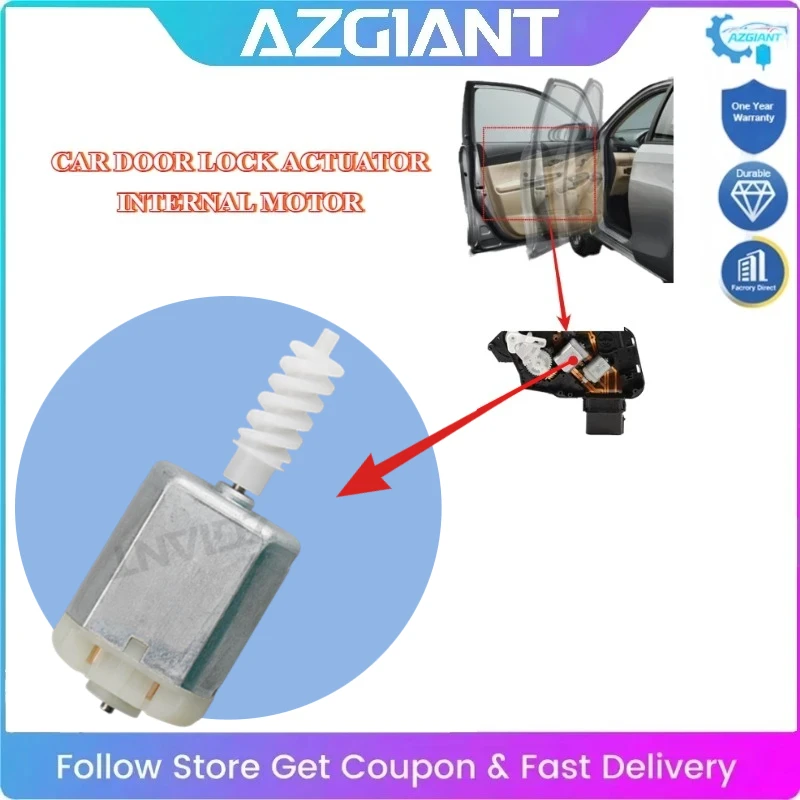 

AZGIANT Car Side Door Lock DC Motor Replacement High Power Locking Motor For VW Touran 5T1 AD1 AX1 Golf MK6 MK7 Jetta