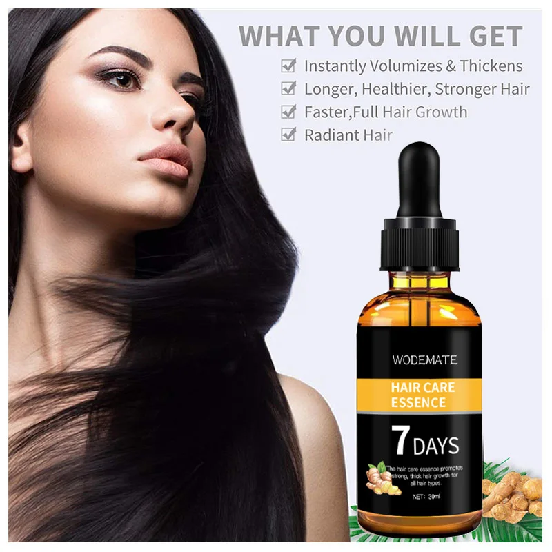 Hair Growth Oil Hair Treatments Essential Oil Serum Oil Hair Nourishing Treament Liquid Growth เครื่องปรับอากาศ Care Nourishing 30Ml