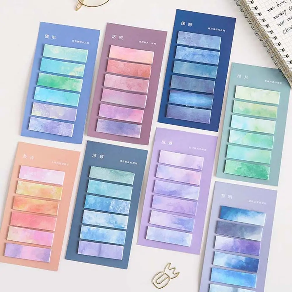 Hand Account Notes School Office Supplies To Do List Paper Sticky Labels Memo Pad Gradient Index Sticky Notes Paper Sticker