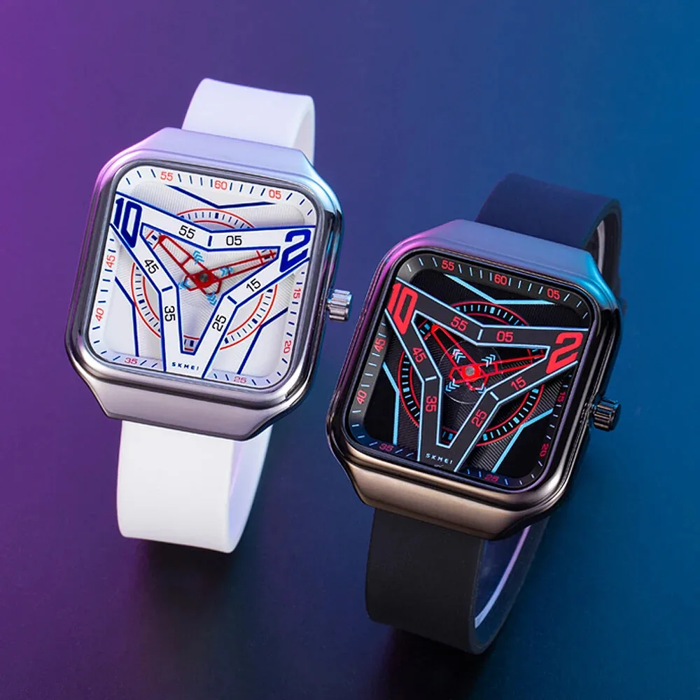 

Sport Quartz Time Waterproof Casual Women 3Bar SKMEI 7102 Creative Watches Men