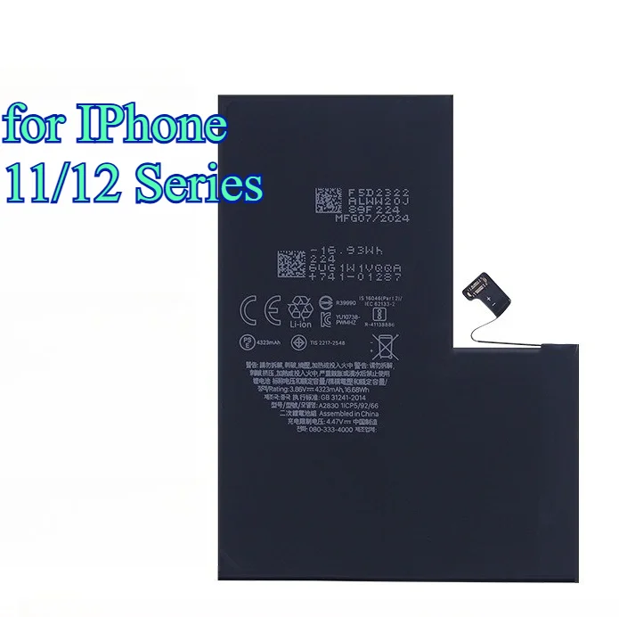 

Аккумулятор большой емкости 4500 мАч для iPhone серии 11/12, совместимый с ДЛЯ IPhone 11 Pro/11 Pro Max/12/12 Mini/12 Pro/12 Pro Max