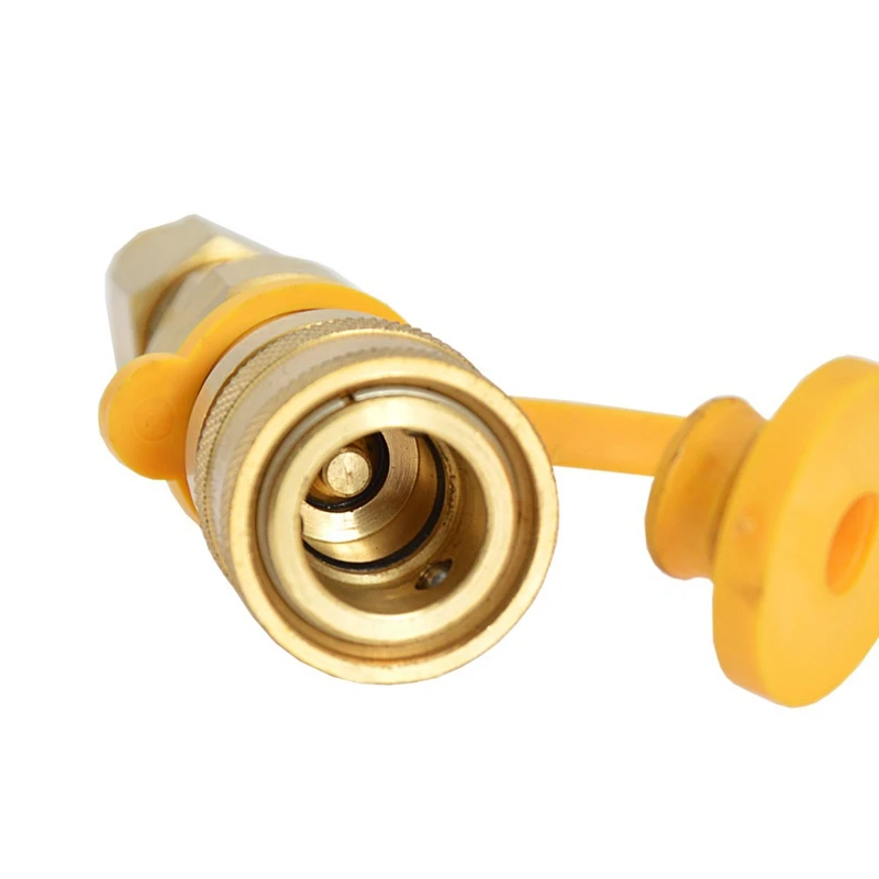 Brass Propane Adapter Fittings Propane Quick Connect Fittings For LP Gas Propane Hose Quick Disconnect