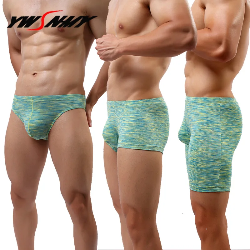 2023 New Mens Underwear Boxers Long Man Boxer Homme Slip Panties Men\'s Long Leg Underpants Hombre Brand Boxershorts