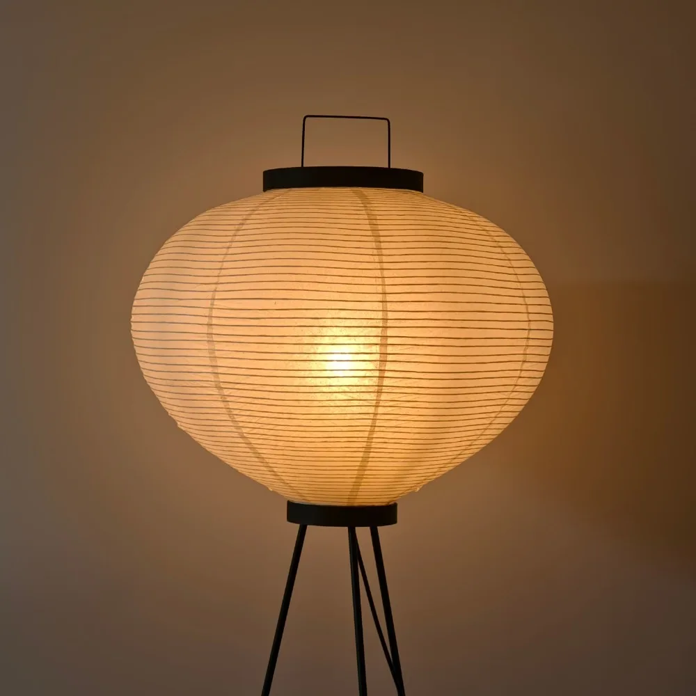 Hot Style Japanese Rice Paper LED Floor Lamp Modern Design for Home and Hotel Living Room Decoration