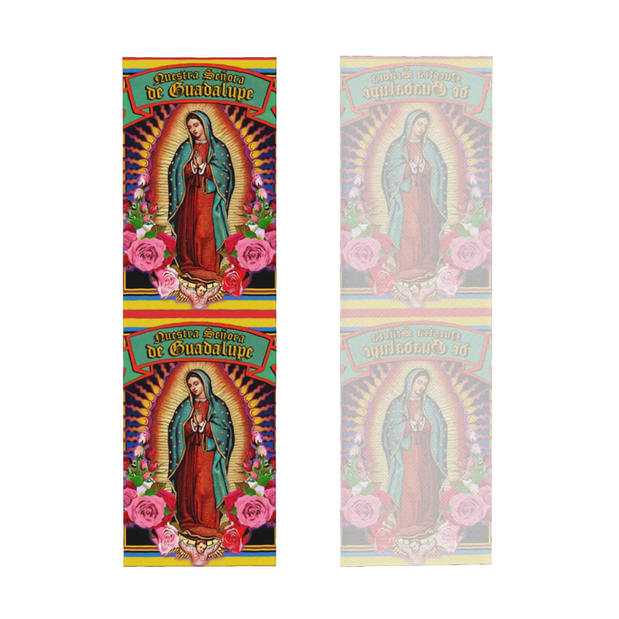 Virgin Mary Of Guadalupe Holy Card Cold Exercise Towel Quick Dry Face Towel  Yoga Towels