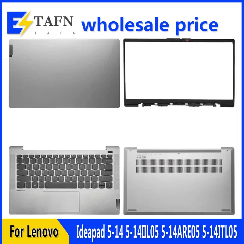 

New For Lenovo Ideapad 5-14 5-14IIL05 5-14ARE05 5-14ITL05 Laptop LCD Back Cover Front Bezel Upper Palmrest Bottom Case Keyboard