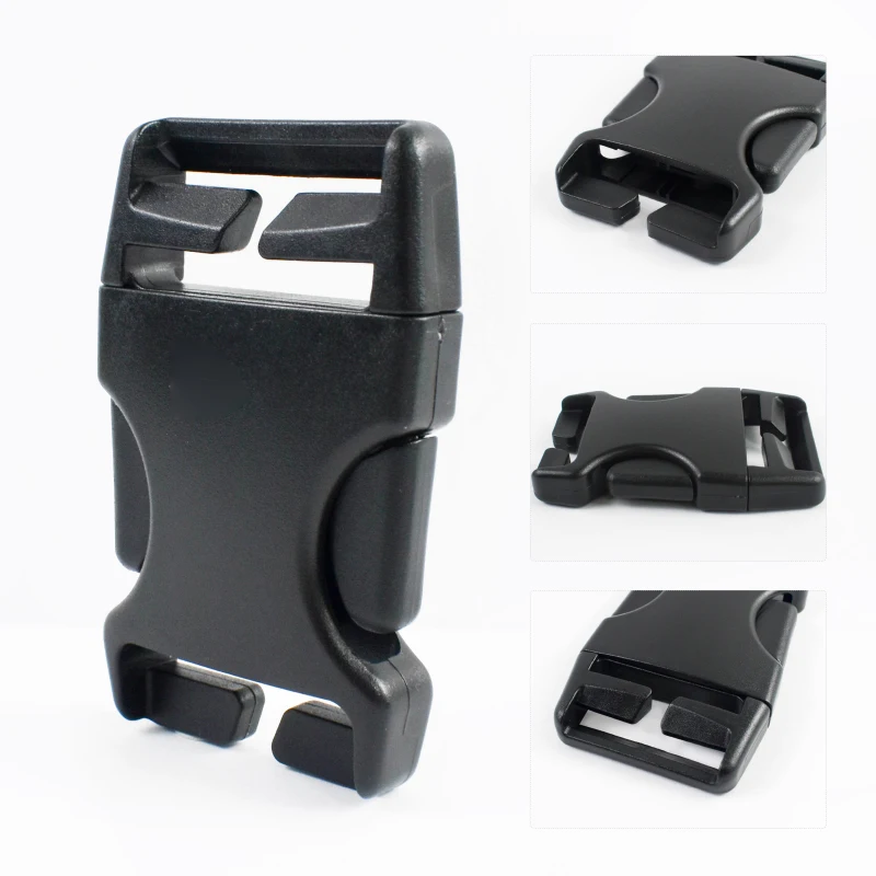 

5-50Pcs 20/25/38mm Dog Collar Easy Install Plastic Buckles Webbing Strap Quick Side Release Buckle Belt Holder Adjust Hasp Clasp