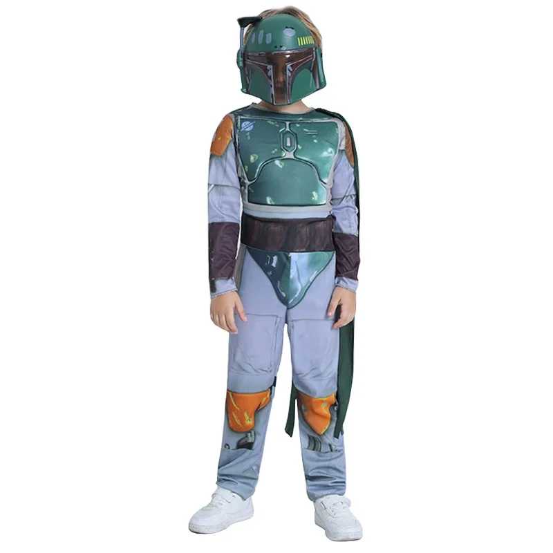 2025 New The Cosplay Costume Kids Mandalorian Din Djarin Costumes Uniform Cloak Mask Suit Halloween Clothes for abc