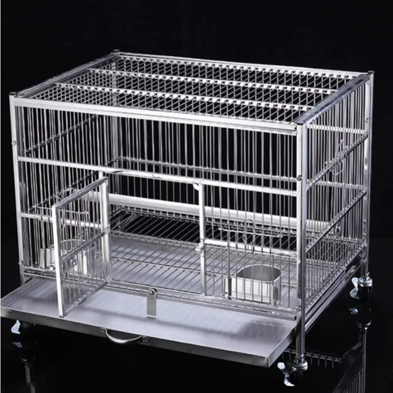 Laying Breeding Bird House Outdoor Stainless Steel Protective Bird Perches Shelter Quail Casas Y Habitats Decorative Home Cages