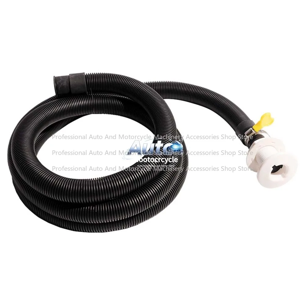 flexible Bilge Pump Hose Installation Kit 3/4-Inch Diameter 6.6 FT for Boats with 2 Clamps and Thru-Hull Fitting