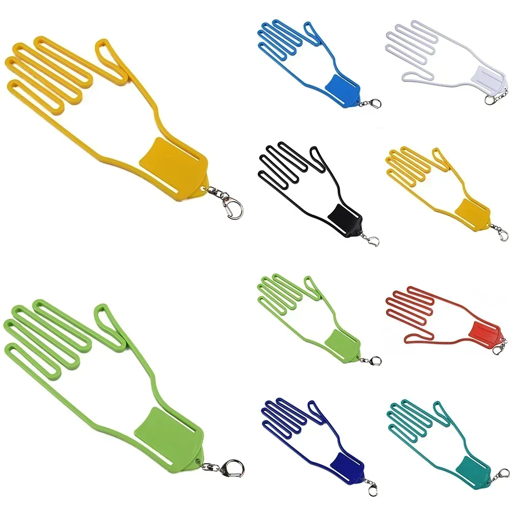 Golf Glove Rack Buckle High Strength Glove Hanger Speed Up Drying Portable Clip Onto Bag ABS 25*11.5cm Golf Accessories