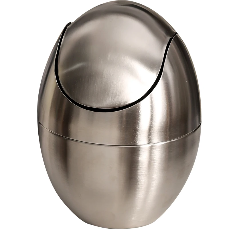 Nordic minimalist light luxury desktop trash can, mini storage bucket