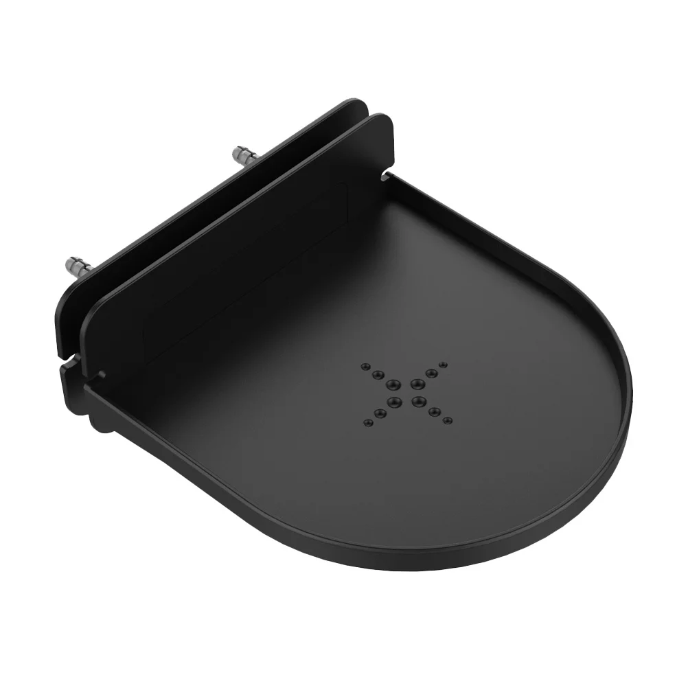 

Wall Mounted Speaker Bracket Black Plastic Stand for WiFi Router Holder Compatible with Smart Devices Charging