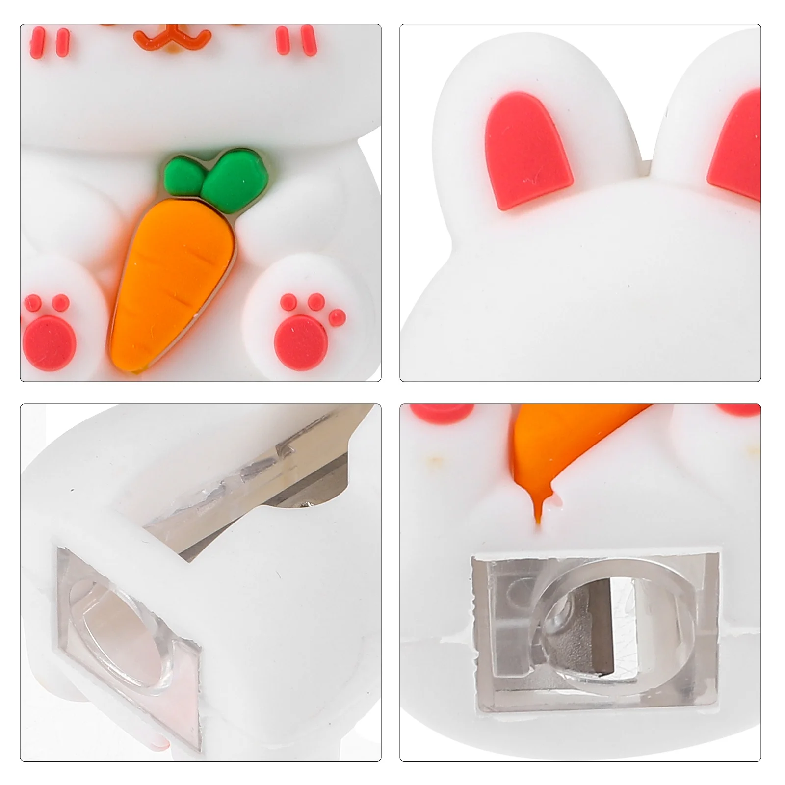 

Cute Bunny Animal Pencil Manual Handheld Small Office Home Use Lightweight Portable Cartoon Style Birthday Gift Decorative