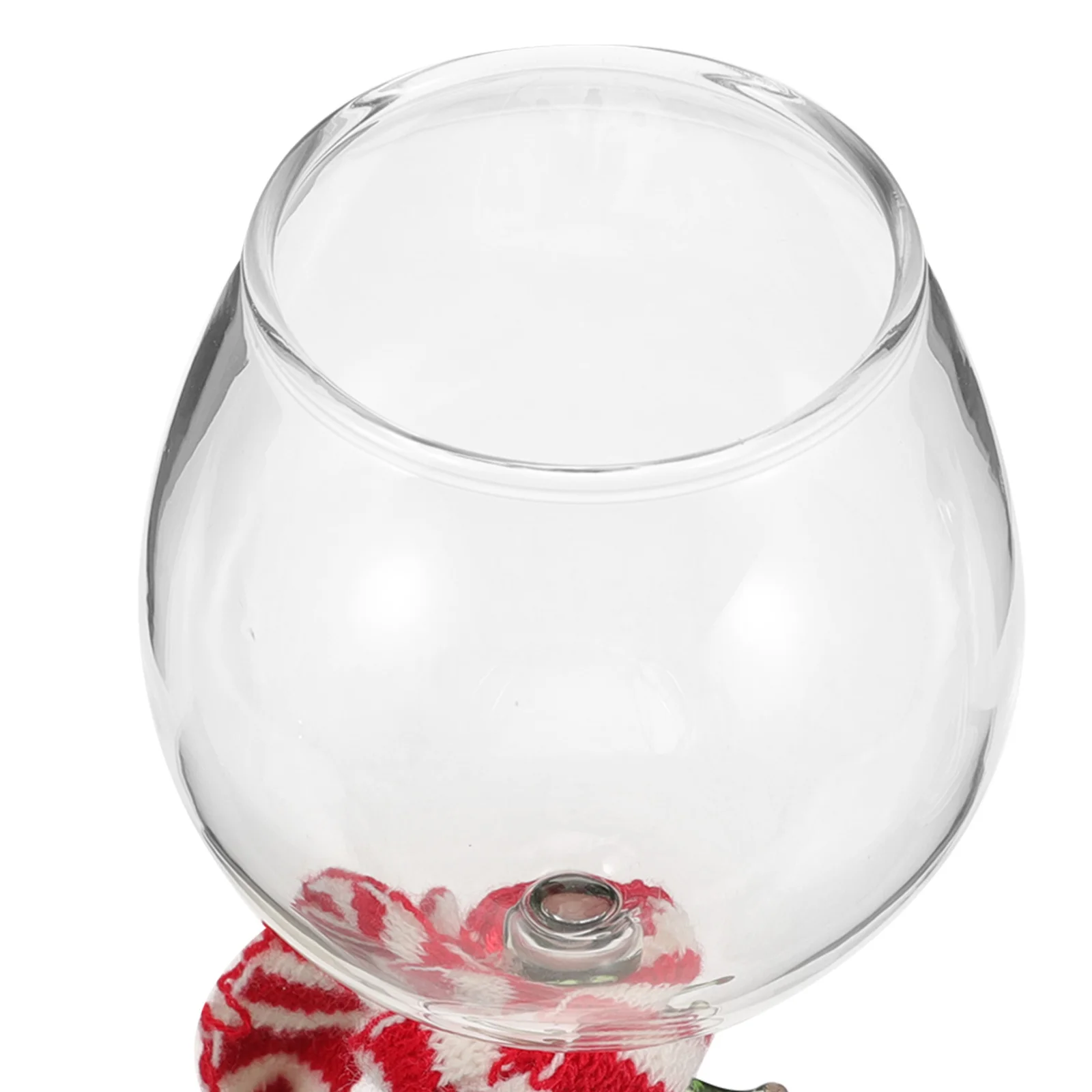 

Christmas Decoration Cocktail Tree Wineglass Glasses Drinking Cup with Scarf Festive