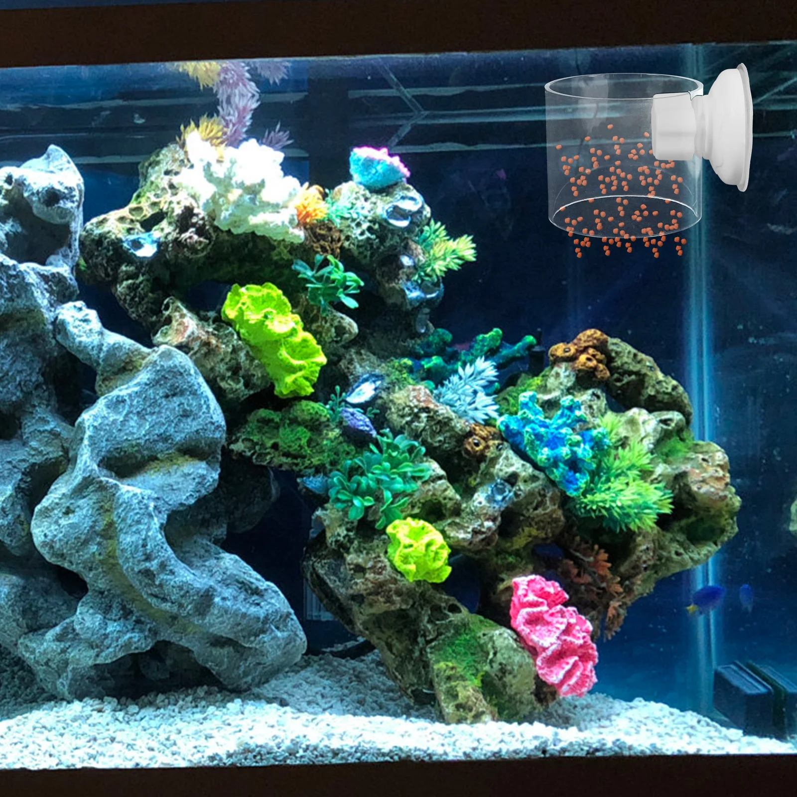 

Floating Feeding Ring Fish Circle Aquarium Tool Adjustable Joint Chuck Buoyancy Flake Foods Fish Feed Accessories Pet Supplies