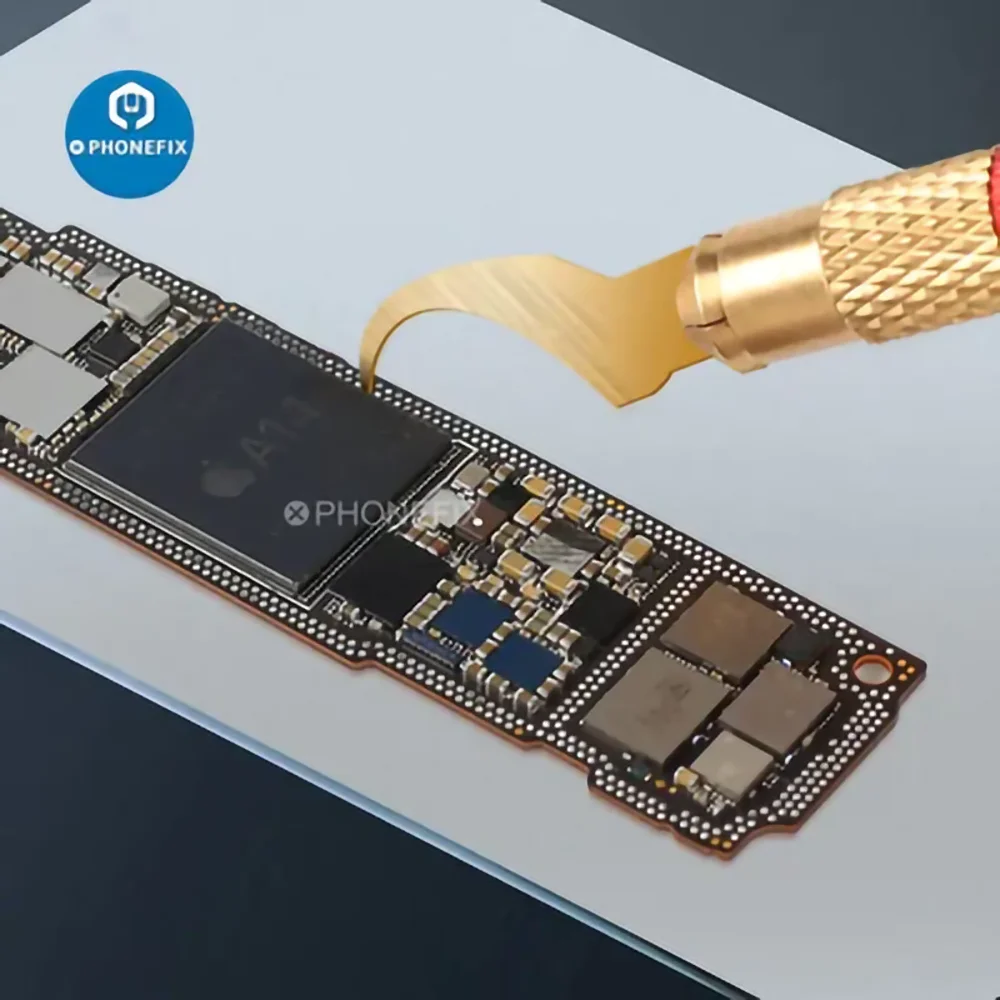 Mecánico 04-cuchillas de corte IC de doble cara para teléfono móvil, reparación de Chip IC PCB, pegamento UV, limpieza de cuchillas de acero