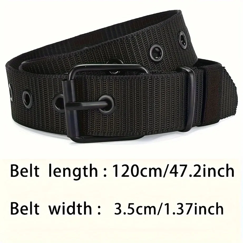 2PC New Men's Super Durable Nylon Belt With Quick Release Buckle Suitable for Daily Workwear Versatile for Both Men and Women ﻿