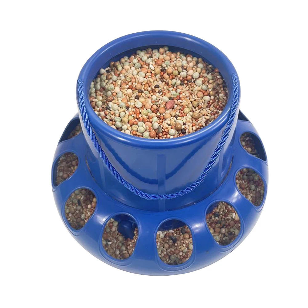 Chicken Duck Goose Anti Scattering Food Trough Anti Splashing Food Automatic Feeder Quail Feeding Trough Automatic Leak Feeder