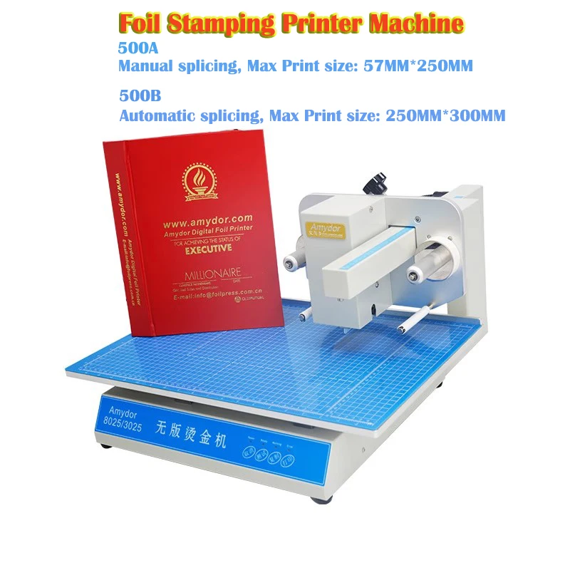 LY 500A 500B Macchina della pressa a trasferimento di calore Stampante digitale per goffratura a lamina flatbed 2530 Stampante per stampa a lamina 220V 110V