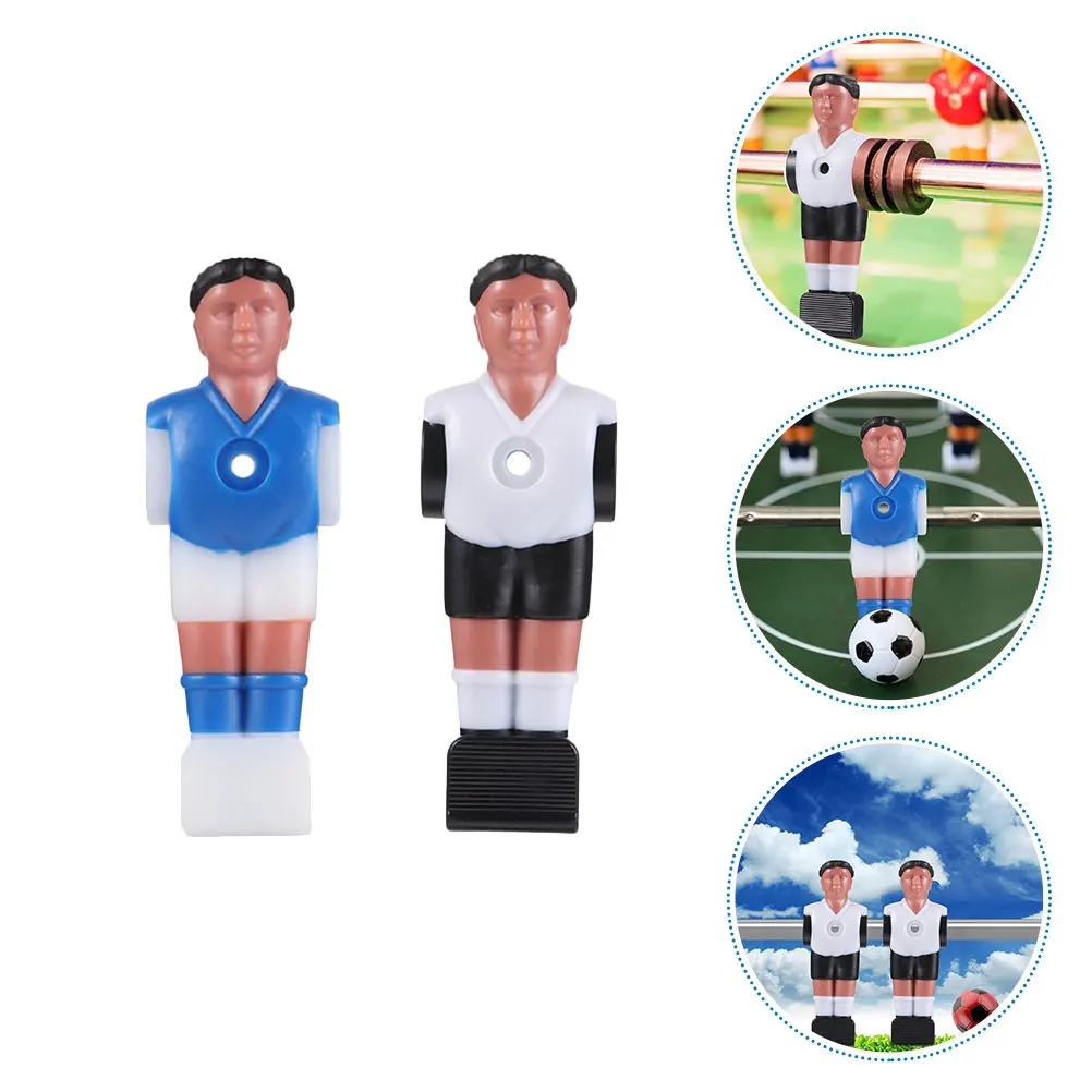 

8pcs Realistic Foosball Player Figurines Resin Table Football Sturdy Replacement Parts For Machine Accessories