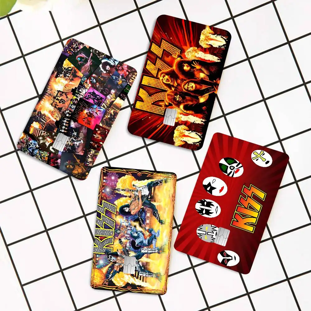 Classic K-Kiss Band Anime Front Cover Film Sticker Skin for Credit Debit Card Small Large Chip view 3