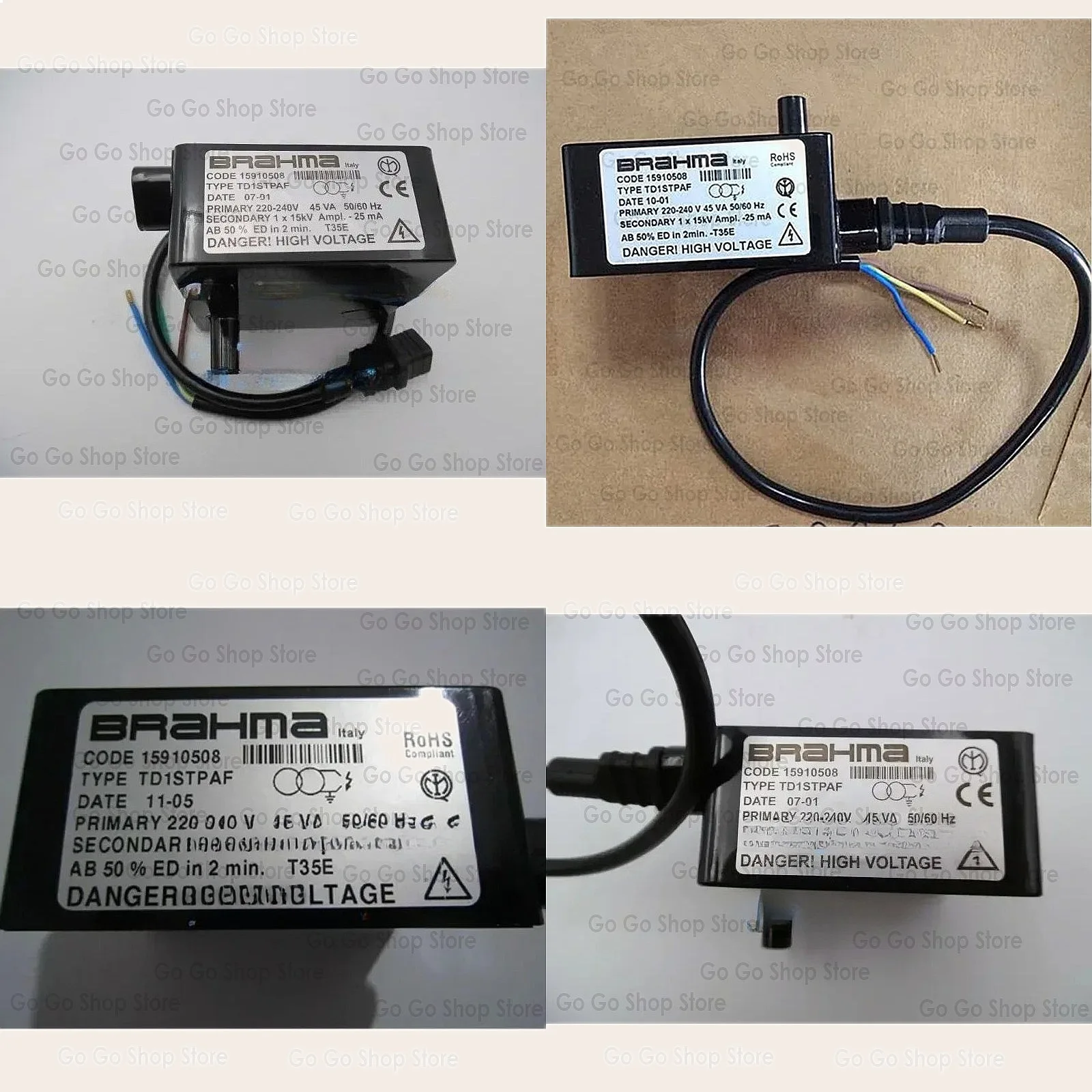 Single Pole Ignition Transformer TD1STPAF Replacement for Baltur Burner