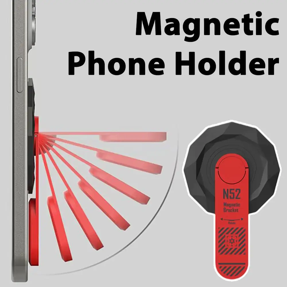 For MagSafe Phone Grip Stand Kickstand For MagSafe IPhones, Magnetic Phone Stand Cellphone Grip Rotated 360°,Holder For IPhone