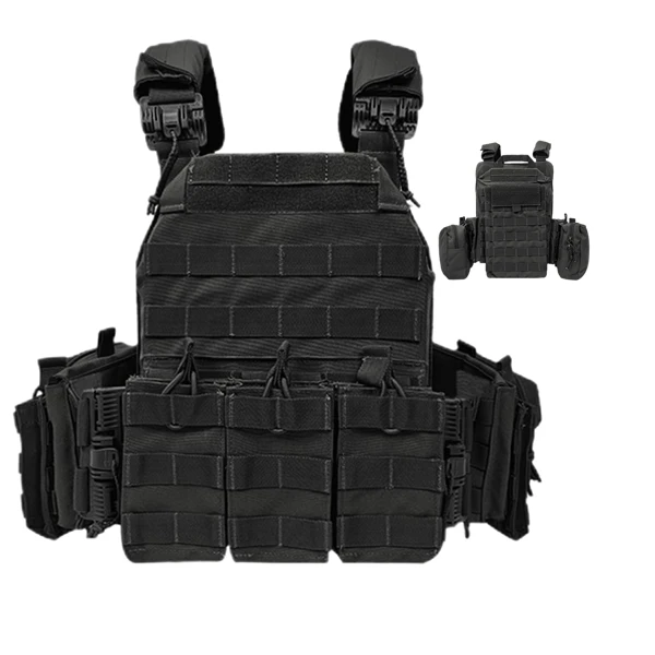 

Sturdyarmor 1000D Polyester Waterproof Fast Release 6094 Molle System Black Water Bag Plate Carrier Vest Tactical Bag