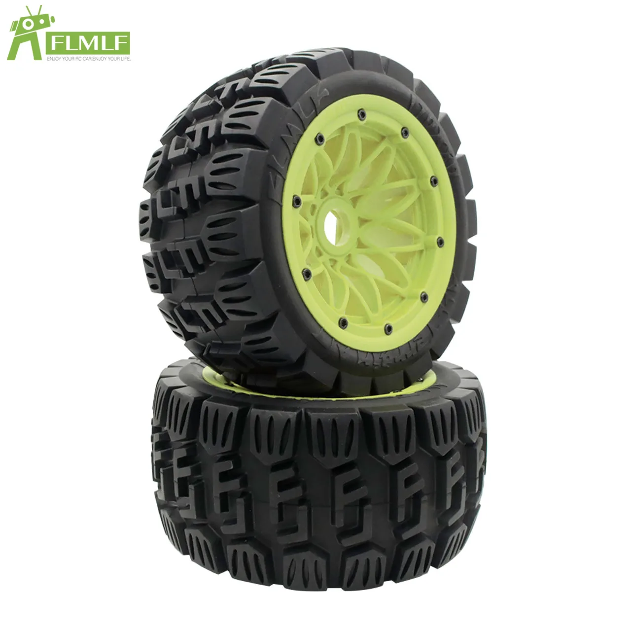 Zestaw opon przednich lub tylnych, odporny na zużycie, terenowy, 170x60/80mm, do modeli RC 1/5 HPI ROFUN ROVAN KM BAJA 5B SS Buggy