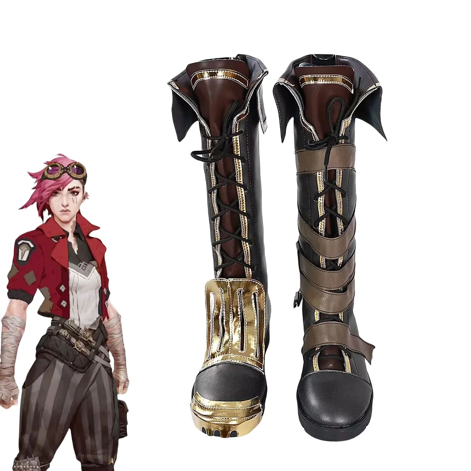 Buty do Cosplayu Game Arcane VI, Halloween, Karnawał, Rekwizyty Cosplay