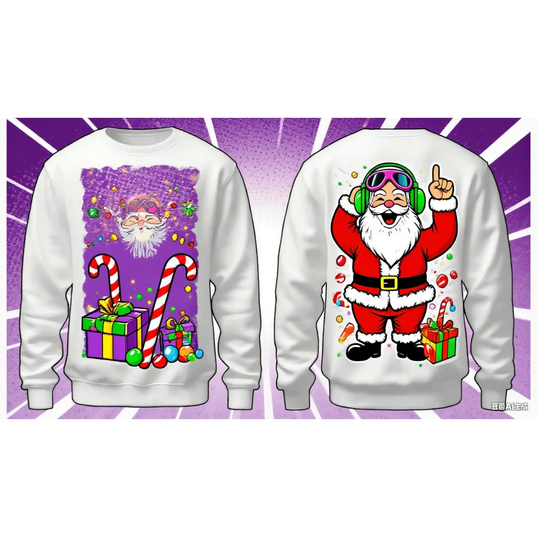 Рождественский подарок, толстовка с графическим 3D принтом, весенне-осенняя модная универсальная уличная одежда для отдыха, мужские и женские толстовки Y2K