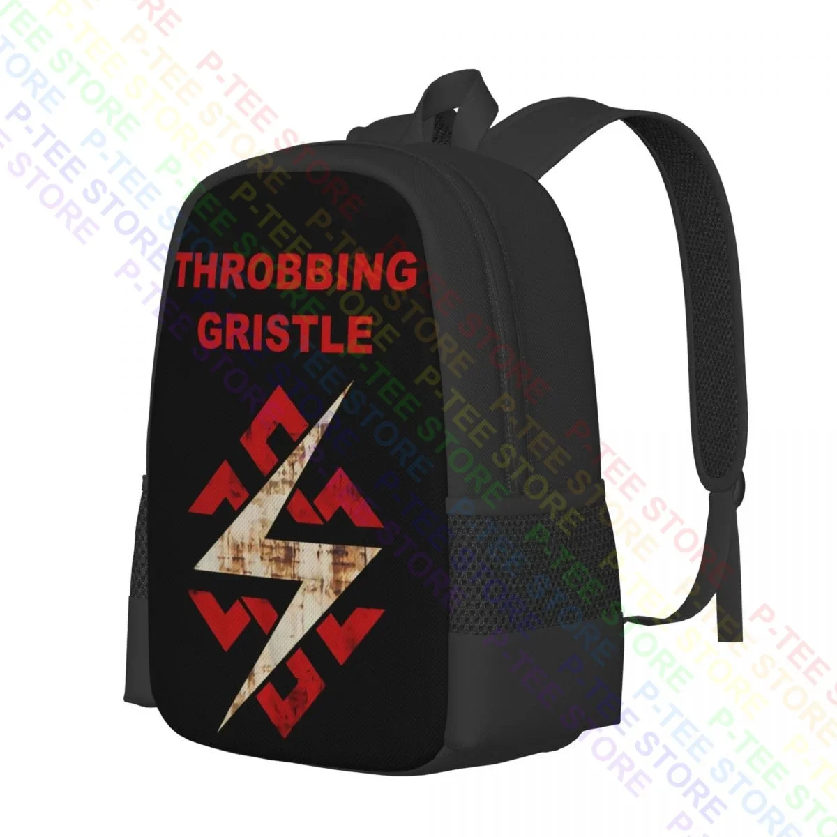 Throbbing Gristle Throbbing Gristle Flash Knot LogoBackpack Large Capacity Creative Gymnast Bag