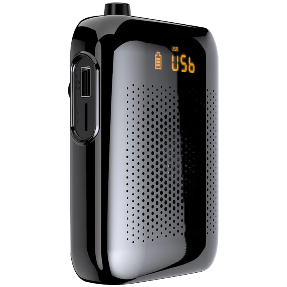 

1pc Digital Teaching Amplifier Mini Portable Voice ABS Wireless Microphone For Tour Guide Speaker Accessories