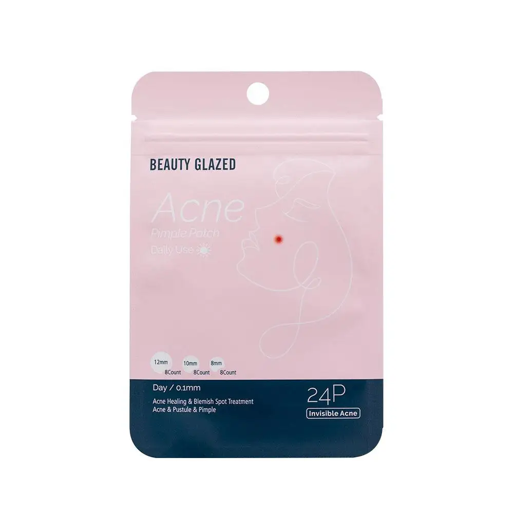 24 Patches Acne Patch Acne Pimple Patch Stickers Day Blemish Care Beauty Blackhead Face Removers Use Night Skin Hydrocolloi S3Z8