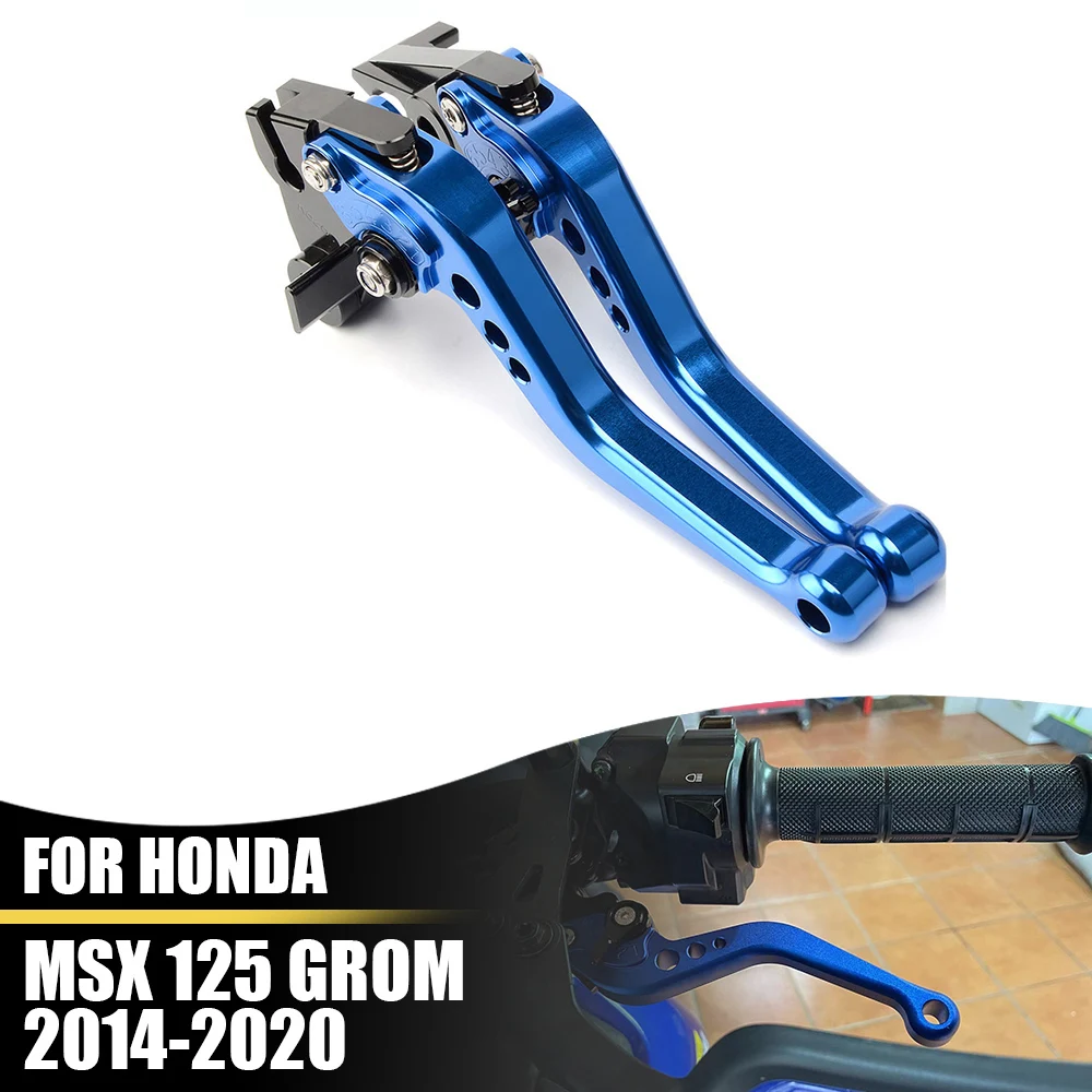 For Honda MSX 125 GROM 2014-2020 CNC Motorcycle Accessories Brake Clutch Handle Drum Lever