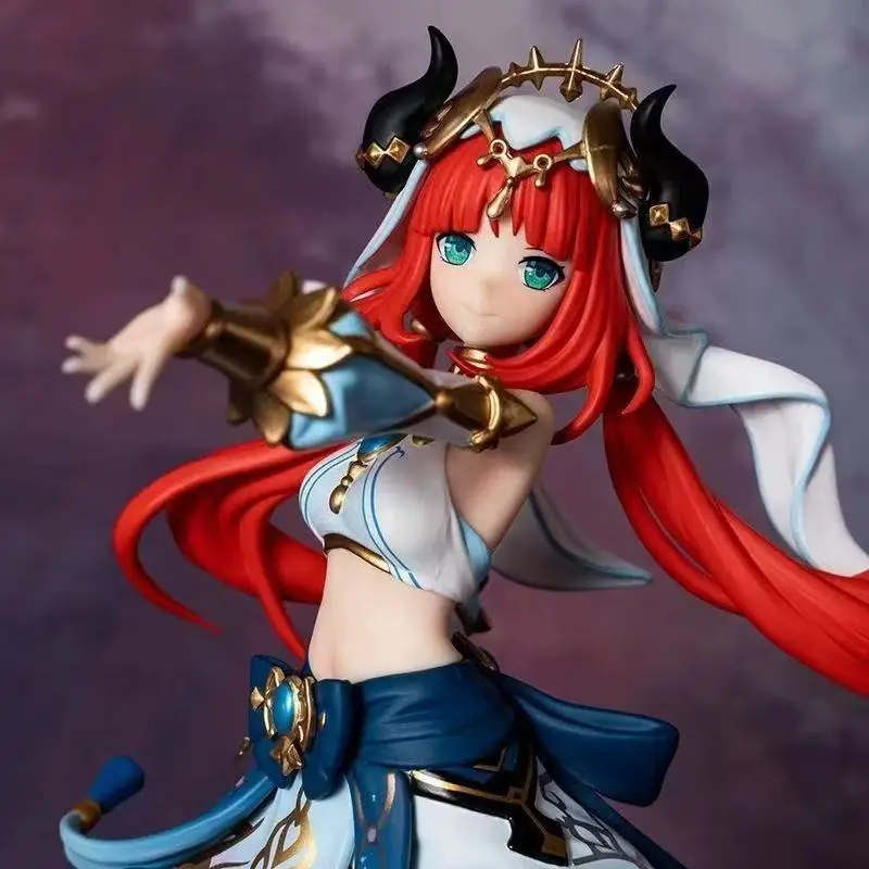 لطيف زهرة الله الرقص نيلو تمثال نموذج. PVC GK عمل أرقام اللعب سطح المكتب الديكور جمع لعبة هدية #4