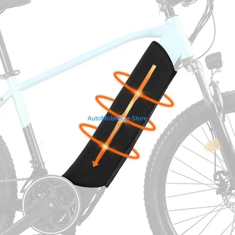 G8TE Washable Removable Electric Bike Battery Cover Thick Weatherproof Dust Sleeve Cycling Frame Insulation Guard Case Winter