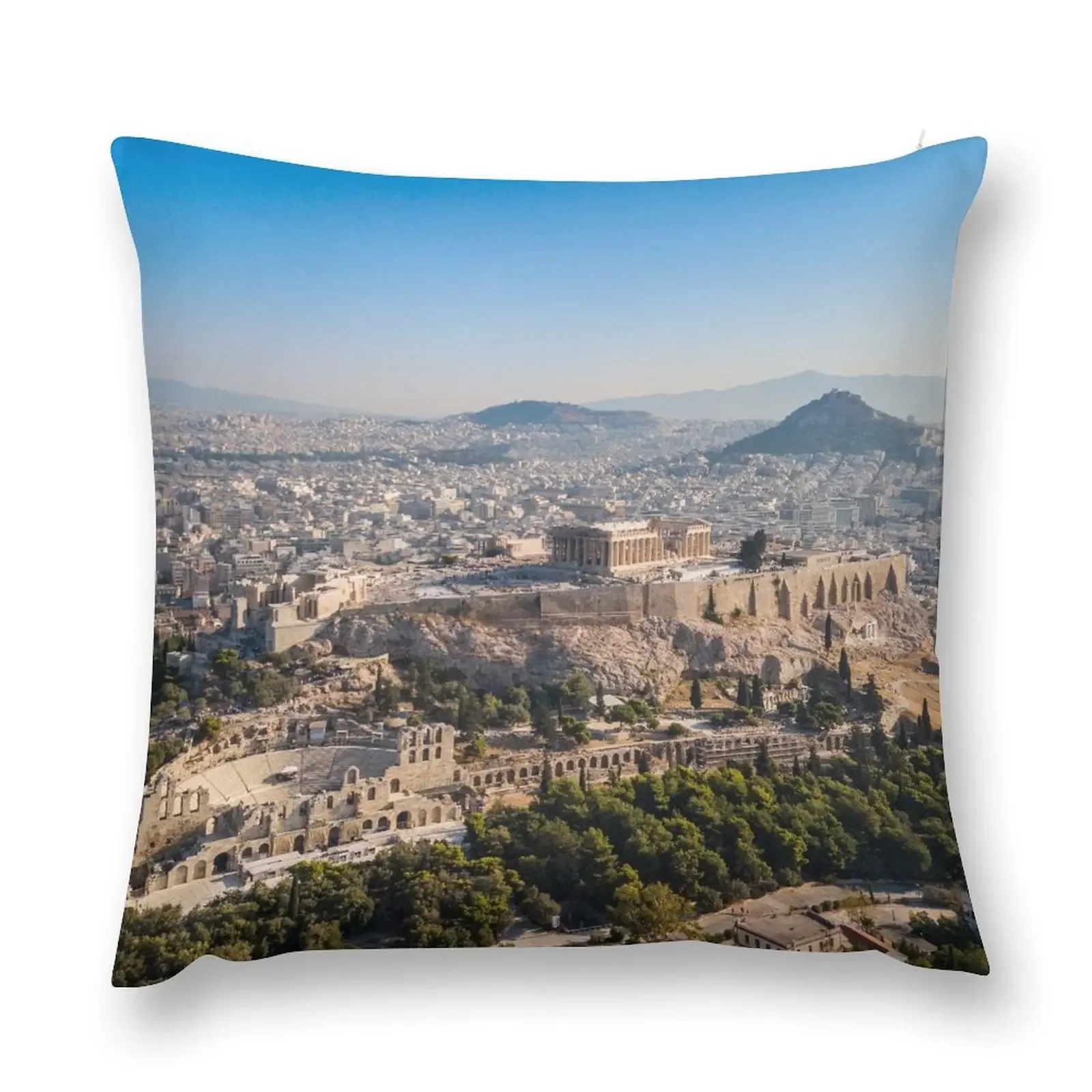 

Acropolis Athens Throw Pillow Luxury Pillow Cover Cushions For Children luxury sofa pillows Christmas Covers For Cushions pillow