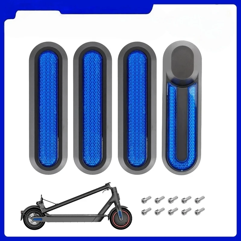 Wheel Hub Cover & Protective Shell with Reflective Stickers for Xiaomi Mi 1S / Pro 2 / M365 Electric Scooter