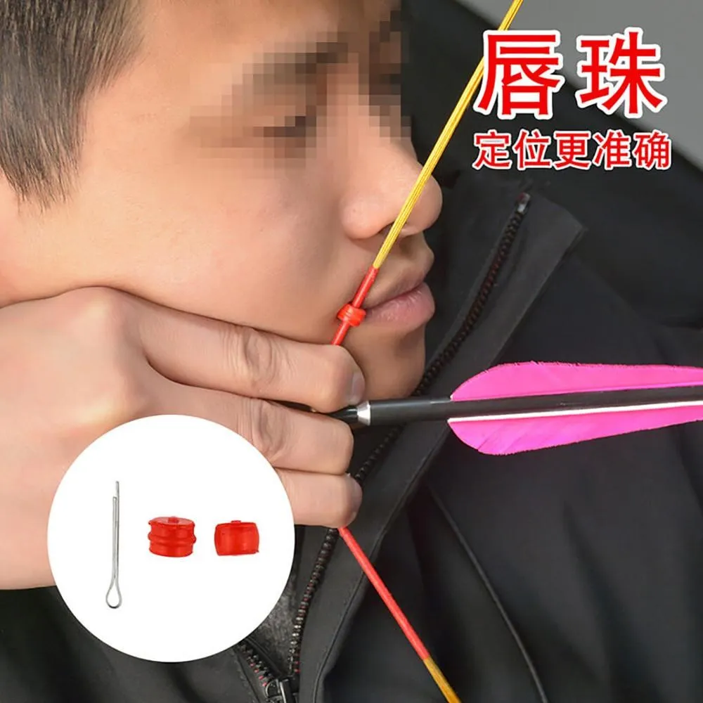 

Archery Flexible Kisser Button Tie In Recurve Bow Compound Bow String Help Archer to Confirm Position Pulling the String