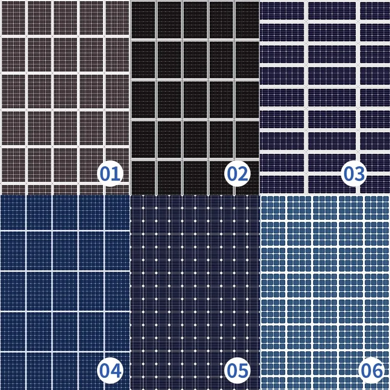 ソーラーパネルシミュレーションステッカー ブルーブラック DIY 自己粘着デカール ミニチュアハウスモデル風景装飾用 (非機能的)